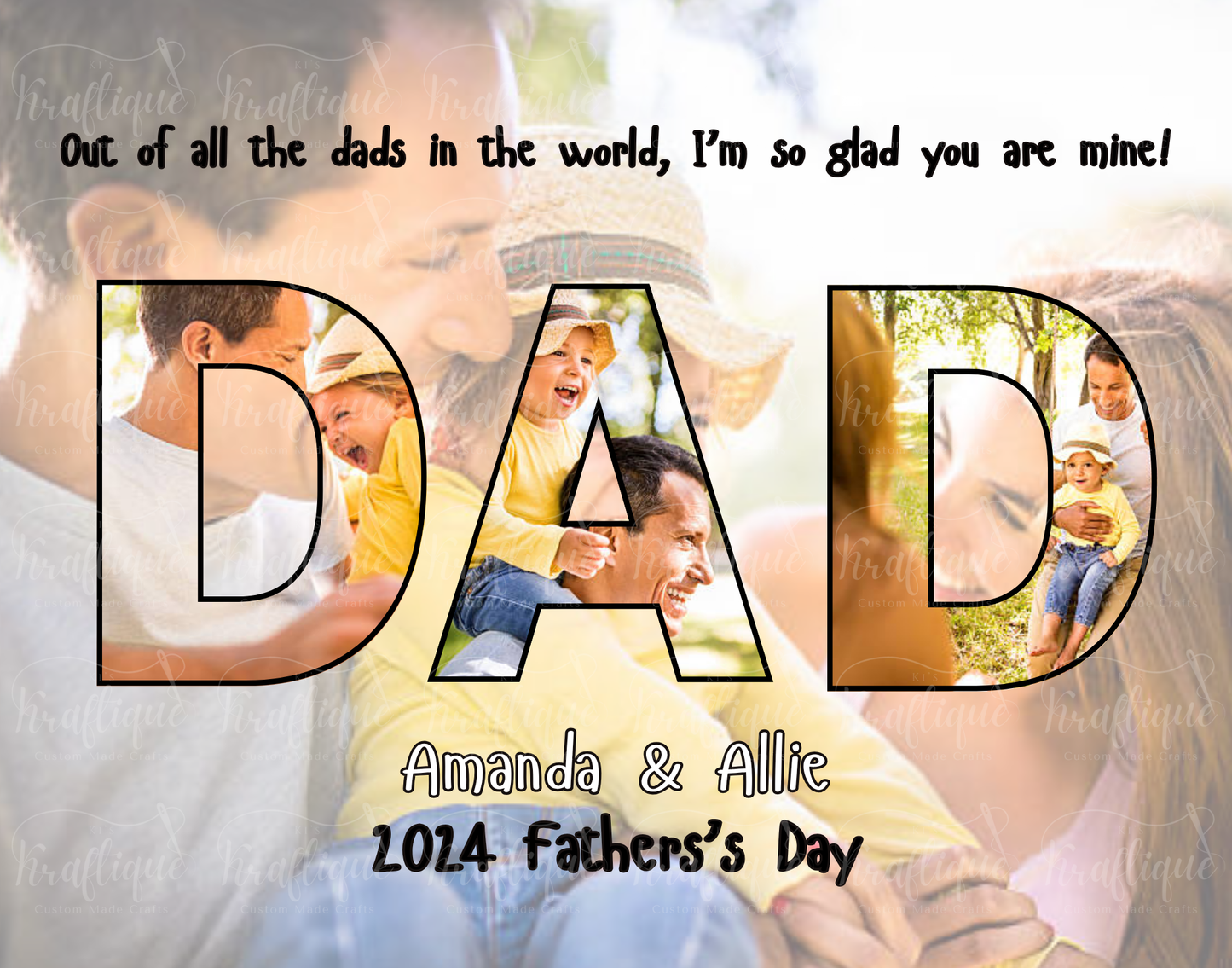 Custom Father’s Day Photo Frames