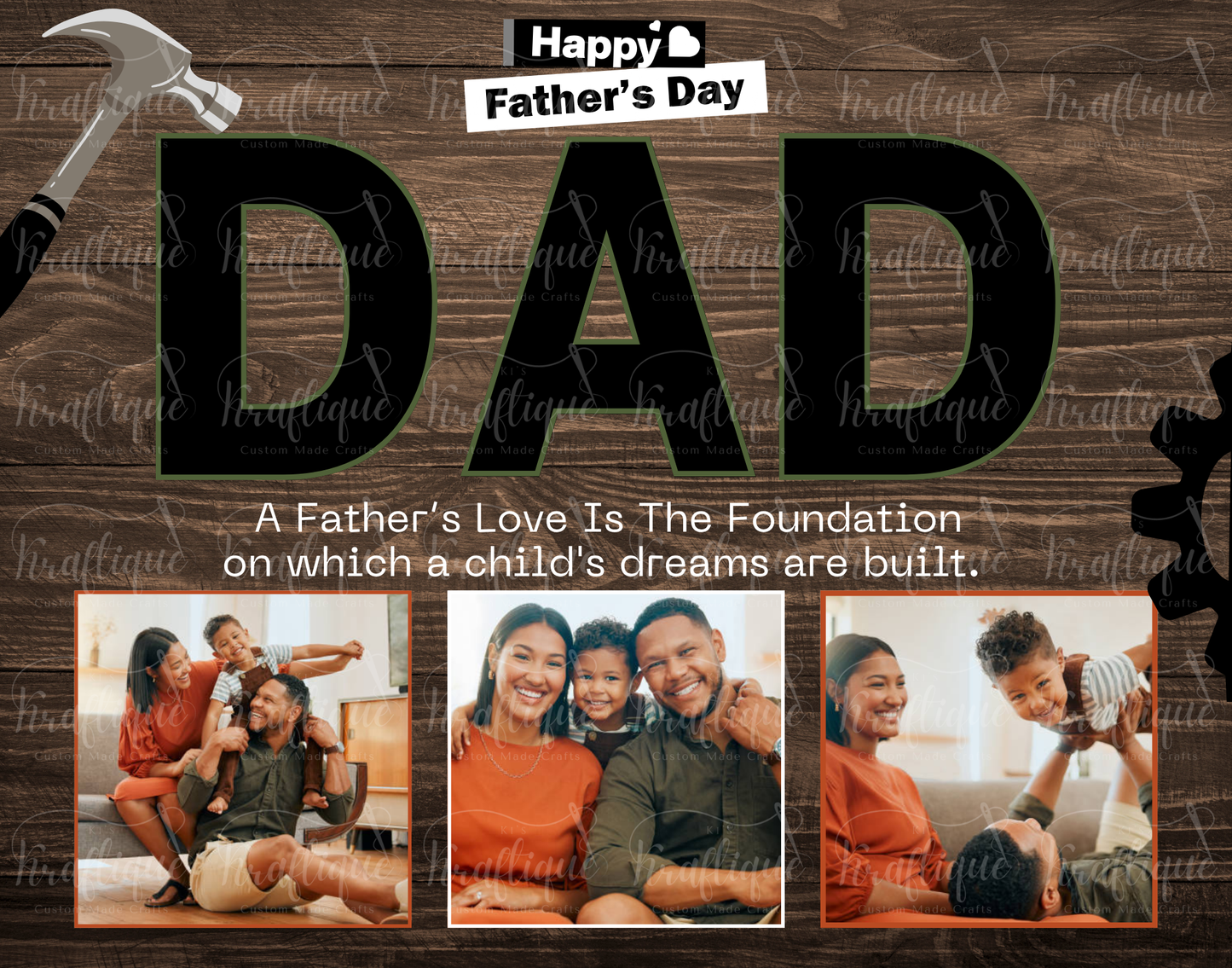 Custom Father’s Day Photo Frames