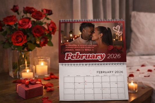 12 Months of Loving You Calendar – Personalized Love Calendar