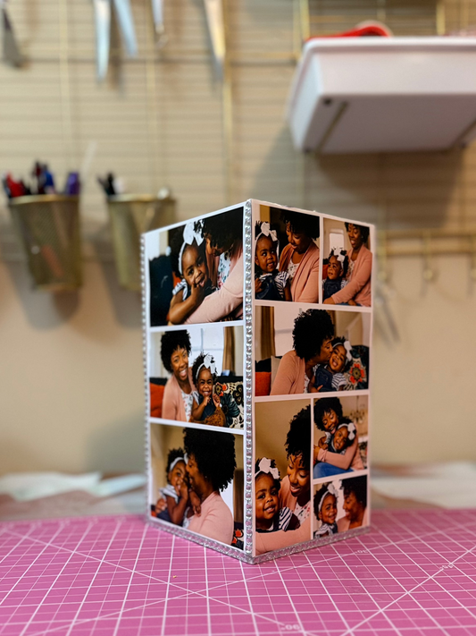 Custom Photo Vase Holder