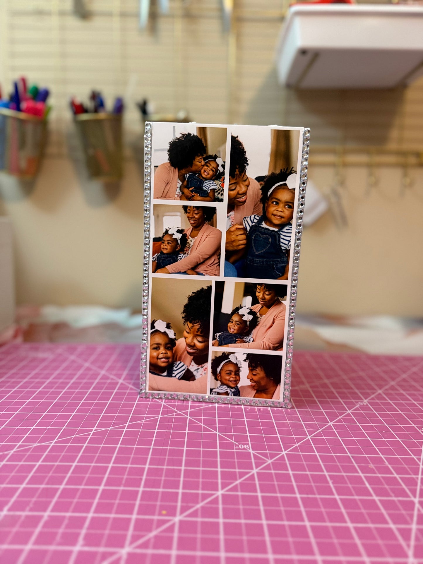 Custom Photo Vase Holder