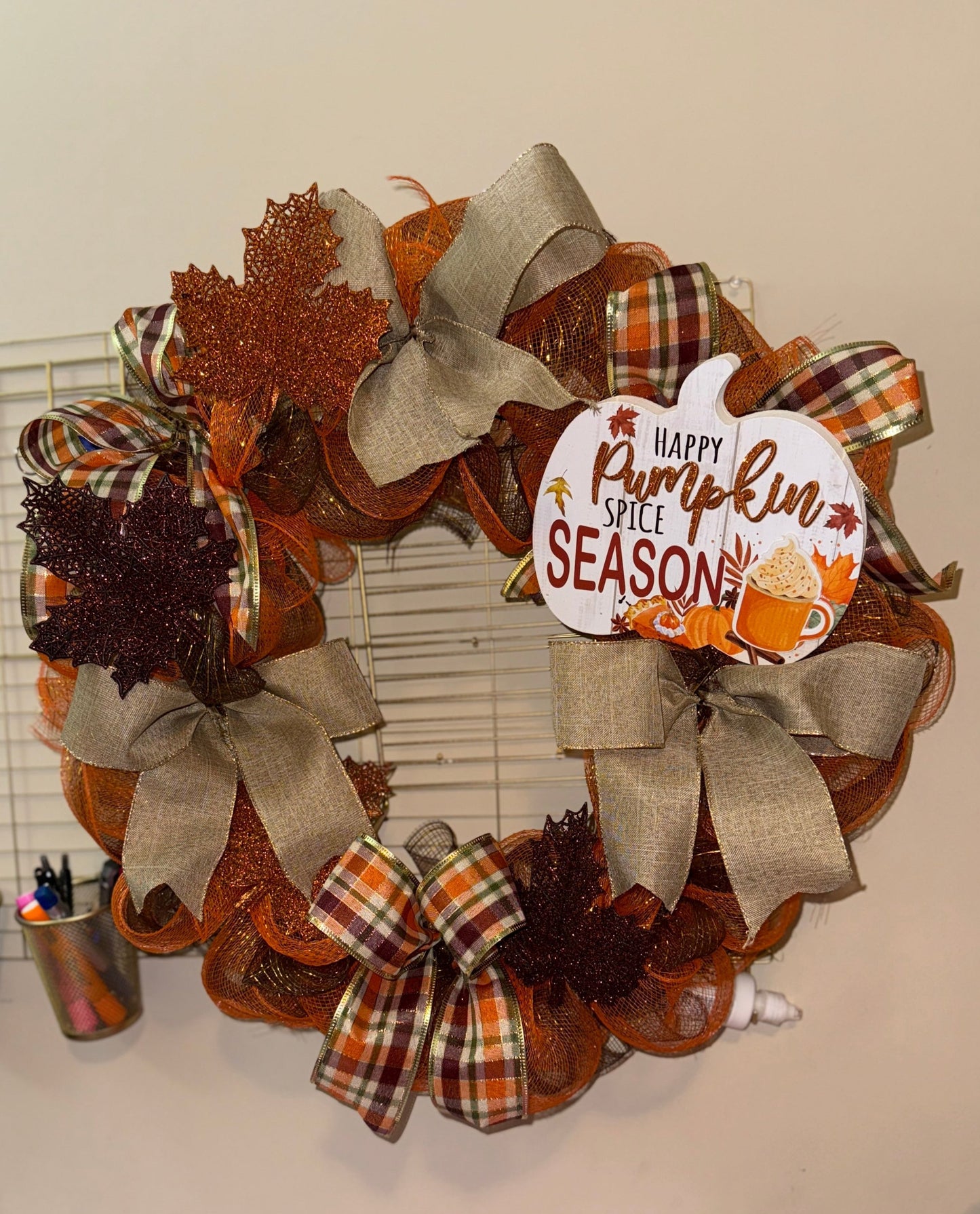 Custom Fall Wreath