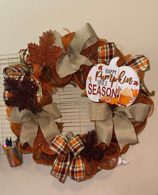 Custom Fall Wreath