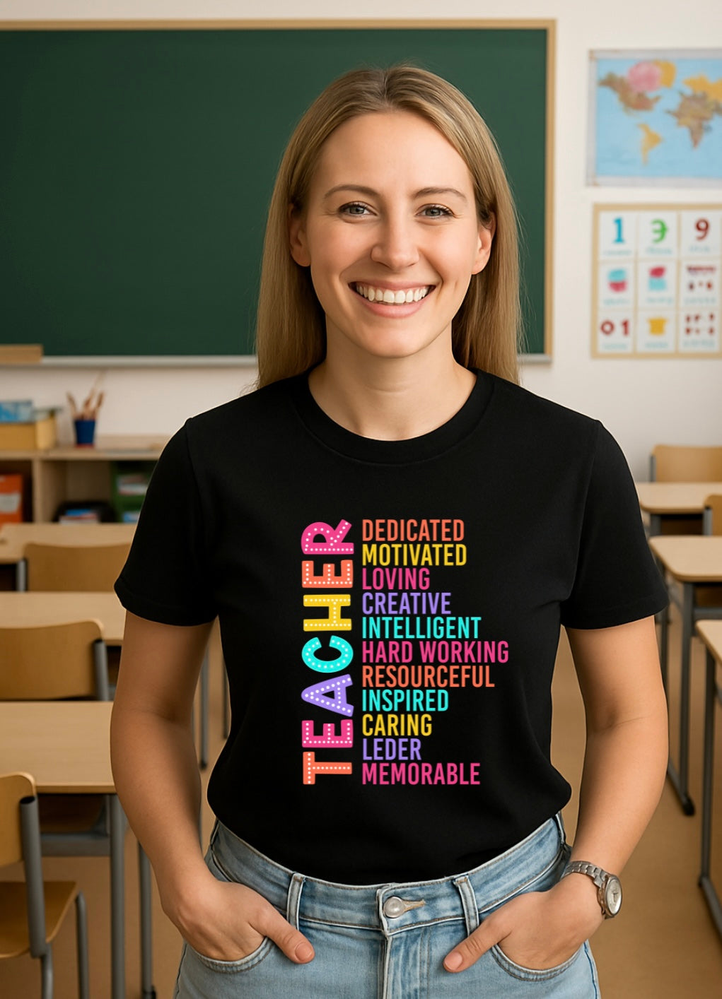 Teacher Graphic T-shirt