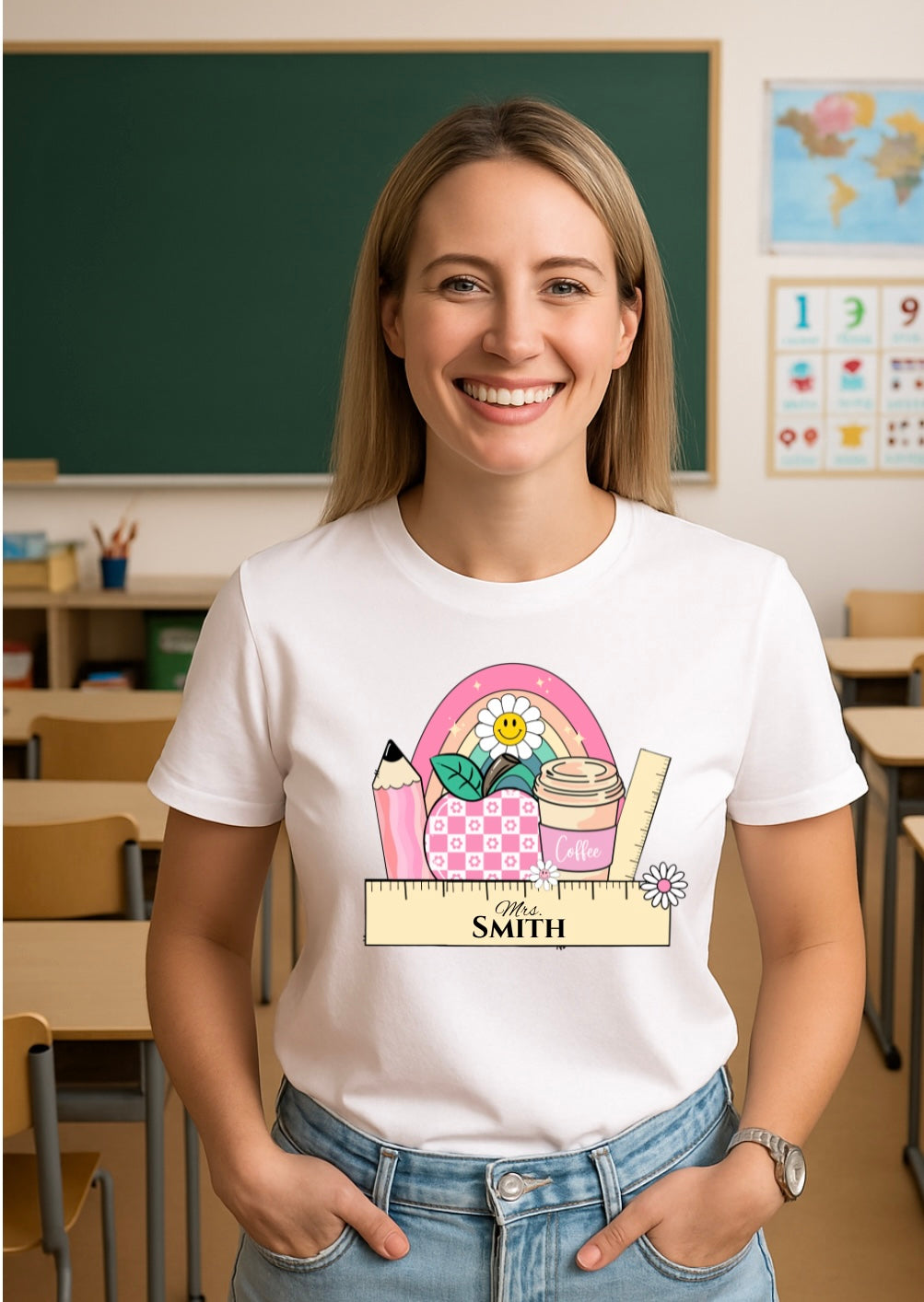 Teacher Graphic T-shirt